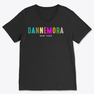 Dannemora New York Color Pop Soft Lightweight V-Neck