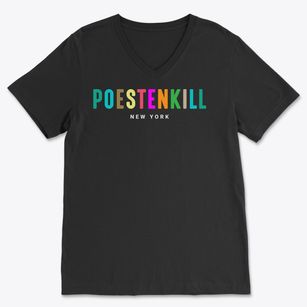 Poestenkill New York Color Pop Soft Lightweight V-Neck
