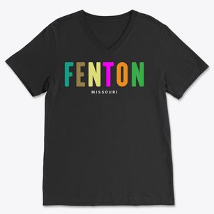Fenton Missouri Color Pop Soft Lightweight V-Neck