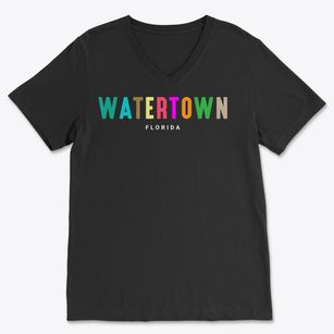 Watertown Florida Color Pop Soft Lightweight V-Neck