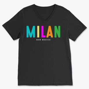 Milan New Mexico Color Pop Soft Lightweight V-Neck