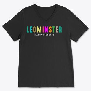 Leominster Massachusetts Color Pop Soft Lightweight V-Neck