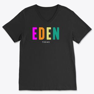 Eden Texas Color Pop Soft Lightweight V-Neck