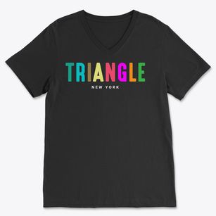 Triangle New York Color Pop Soft Lightweight V-Neck