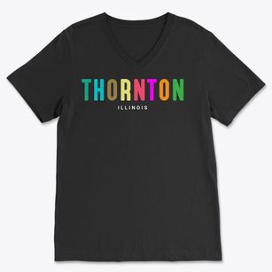 Thornton Illinois Color Pop Soft Lightweight V-Neck