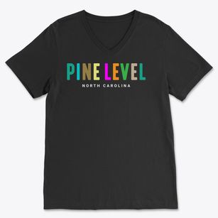Pine Level North Carolina Color Pop Soft Lightweight V-Neck