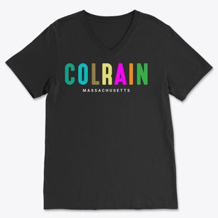 Colrain Massachusetts Color Pop Soft Lightweight V-Neck
