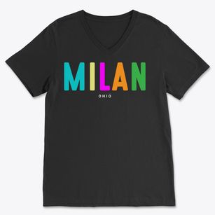 Milan Ohio Color Pop Soft Lightweight V-Neck