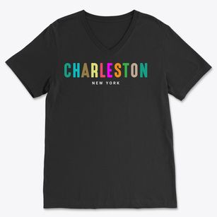 Charleston New York Color Pop Soft Lightweight V-Neck