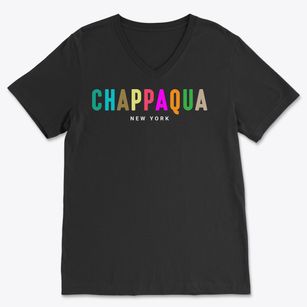 Chappaqua New York Color Pop Soft Lightweight V-Neck
