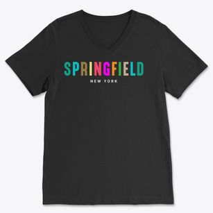 Springfield New York Color Pop Soft Lightweight V-Neck