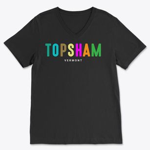 Topsham Vermont Color Pop Soft Lightweight V-Neck