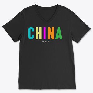 China Texas Color Pop Soft Lightweight V-Neck