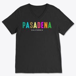 Pasadena California Color Pop Soft Lightweight V-Neck