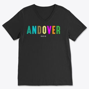 Andover Ohio Color Pop Soft Lightweight V-Neck