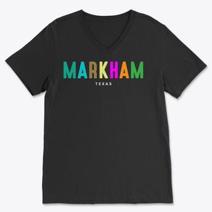 Markham Texas Color Pop Soft Lightweight V-Neck