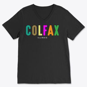 Colfax Illinois Color Pop Soft Lightweight V-Neck