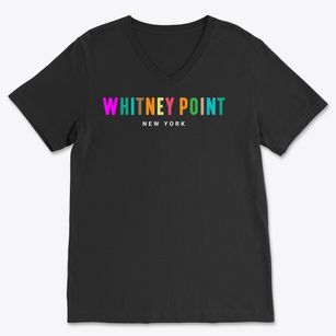 Whitney Point New York Color Pop Soft Lightweight V-Neck