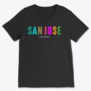 San Jose Arizona Color Pop Soft Lightweight V-Neck