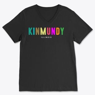 Kinmundy Illinois Color Pop Soft Lightweight V-Neck
