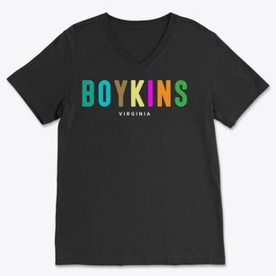 Boykins Virginia Color Pop Soft Lightweight V-Neck