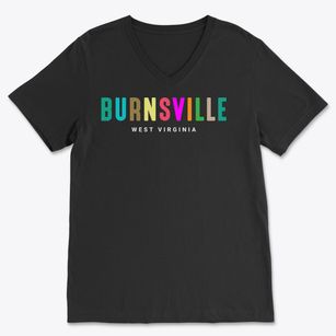 Burnsville West Virginia Color Pop Soft Lightweight V-Neck
