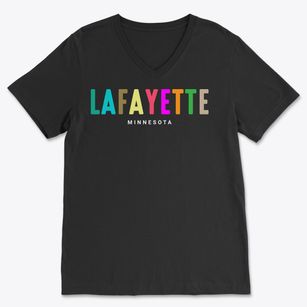 Lafayette Minnesota Color Pop Soft Lightweight V-Neck