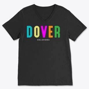 Dover Oklahoma Color Pop Soft Lightweight V-Neck