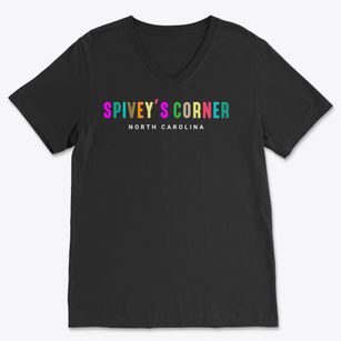 Spivey's Corner North Carolina Color Pop Soft Lightweight V-Neck