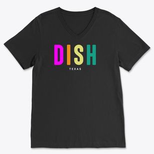 Dish Texas Color Pop Soft Lightweight V-Neck