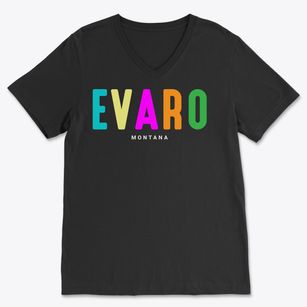 Evaro Montana Color Pop Soft Lightweight V-Neck