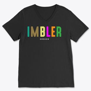Imbler Oregon Color Pop Soft Lightweight V-Neck