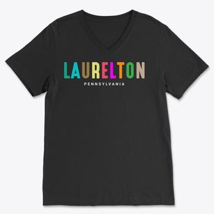 Laurelton Pennsylvania Color Pop Soft Lightweight V-Neck