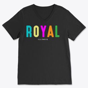 Royal Illinois Color Pop Soft Lightweight V-Neck