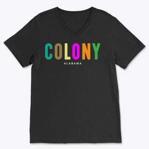 Colony Alabama Color Pop Soft Lightweight V-Neck