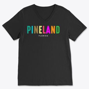 Pineland Florida Color Pop Soft Lightweight V-Neck