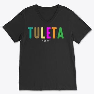 Tuleta Texas Color Pop Soft Lightweight V-Neck