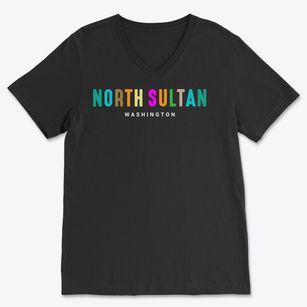 North Sultan Washington Color Pop Soft Lightweight V-Neck
