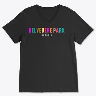 Belvedere Park Georgia Color Pop Soft Lightweight V-Neck
