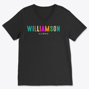 Williamson Illinois Color Pop Soft Lightweight V-Neck