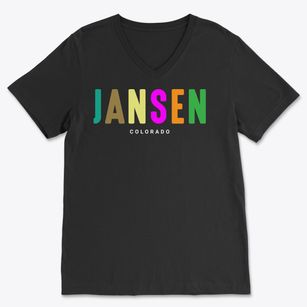 Jansen Colorado Color Pop Soft Lightweight V-Neck