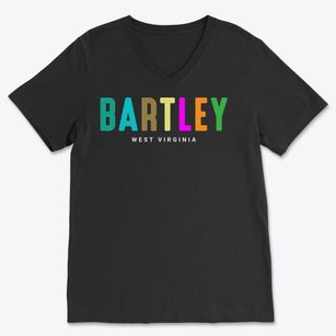 Bartley West Virginia Color Pop Soft Lightweight V-Neck