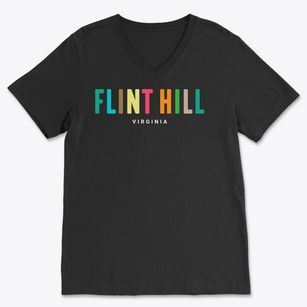 Flint Hill Virginia Color Pop Soft Lightweight V-Neck