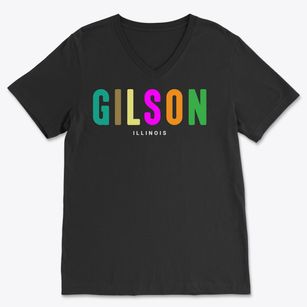 Gilson Illinois Color Pop Soft Lightweight V-Neck
