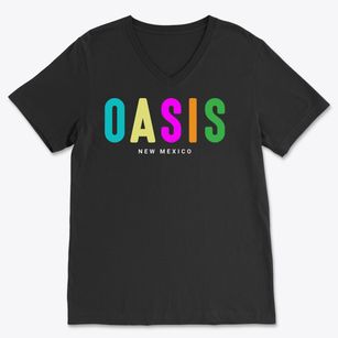 Oasis New Mexico Color Pop Soft Lightweight V-Neck