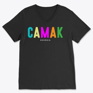 Camak Georgia Color Pop Soft Lightweight V-Neck