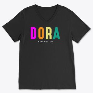 Dora New Mexico Color Pop Soft Lightweight V-Neck