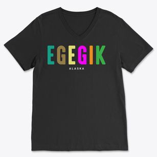 Egegik Alaska Color Pop Soft Lightweight V-Neck