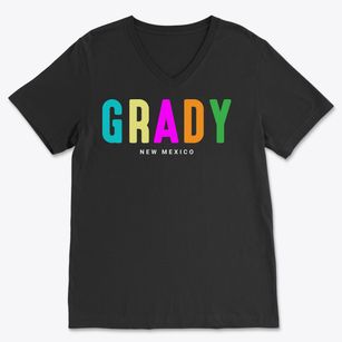 Grady New Mexico Color Pop Soft Lightweight V-Neck