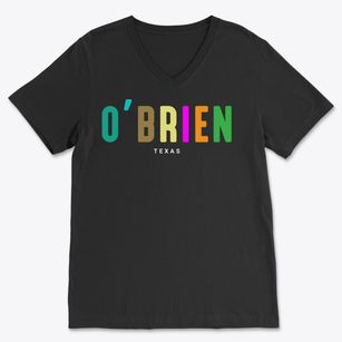 O'brien Texas Color Pop Soft Lightweight V-Neck